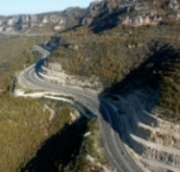 A75 - Le pas de l'Escalette dans l'Hérault