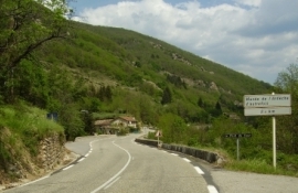 RN102 - Côte de Mayres dans l'Ardèche