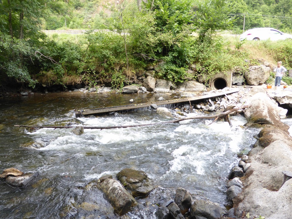 Vue générale du site de l'obstacle après travaux